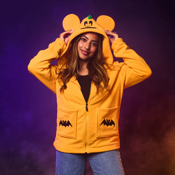 Cakeworthy Mickey Pumpkin Sherpa Hoodie