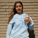 Cakeworthy Goofy Slow Sunday Club Drop Sleeve Crewneck