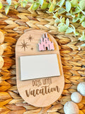 Dry Erase Vacation Countdown - Pink