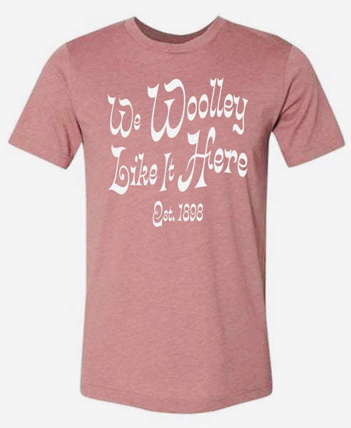 We Woolley Like it Here - Tee - Mauve