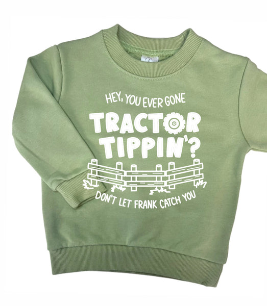 Tractor Tippin' - Crewneck - For Kids