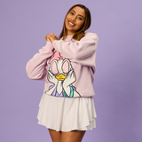 Cakeworthy Daisy Duck Drop Sleeve Crewneck