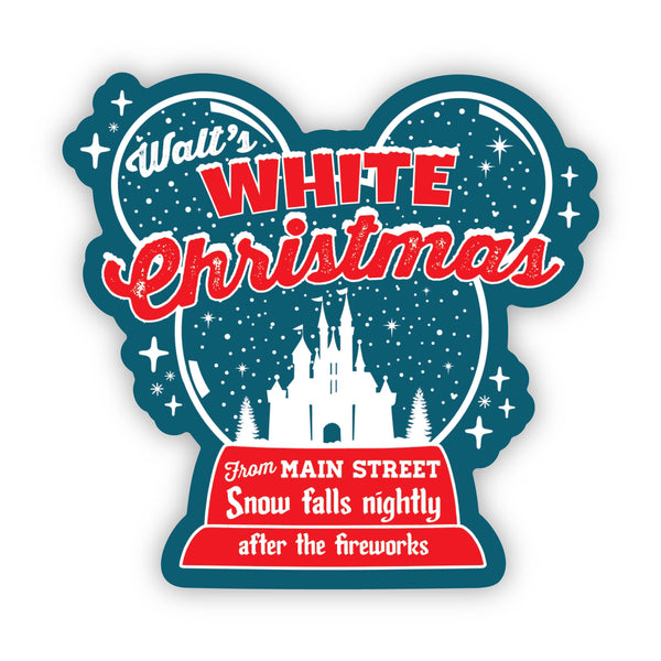 Walt’s White Christmas - sticker