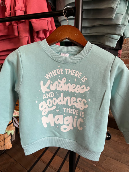 Kindess Comp Jacket Kindess and Goodness - Crewneck - For Kids – Happiest Tees On Earth