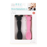 Silicone Dipping Spoons: Minnie Mouse (Black and Pink)