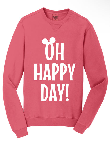 Oh Happy Day! - Crewneck - Fruit Punch