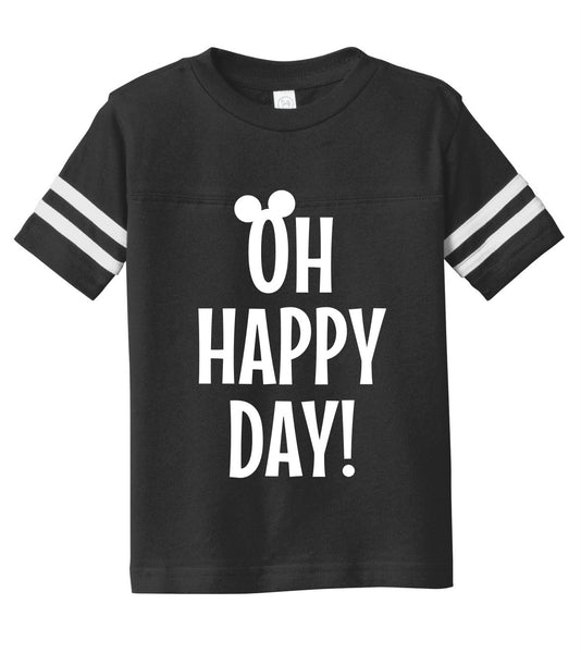 Oh Happy Day Jersey - Baby/Toddler - Black
