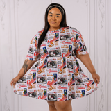 Cakeworthy Cinderella Poster Smock Dress