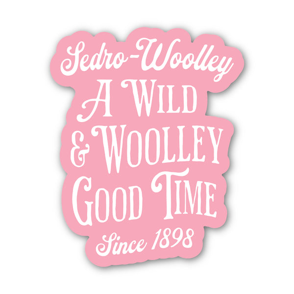 Wild & Woolley Good Time Sticker