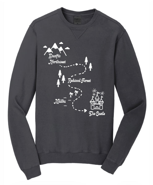 PNW Map - Crewneck