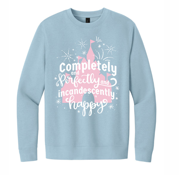 Completely Happy - Blue Crewneck