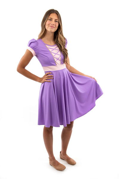 Rapunzel Twirl Dress for Adults