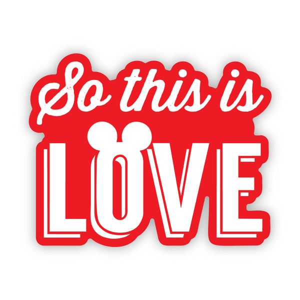 So this is Love sticker