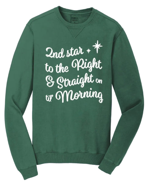 2nd Star to the Right - Crewneck