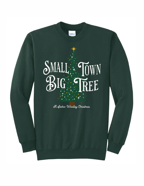 Small Town Big Tree - Crewneck - Green