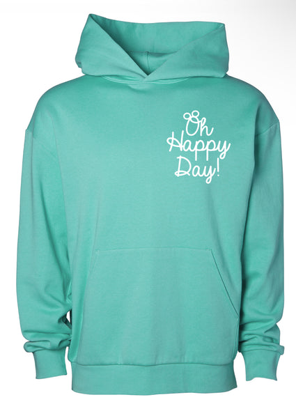 Oh Happy Day! Pocket - Hoodie - Aqua