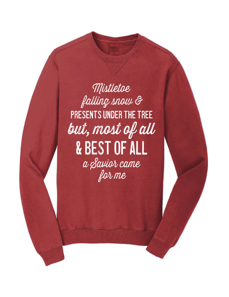 Best of All - Crewneck - Merlot