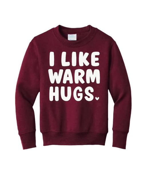 I Like Warm Hugs - Crewneck - For Youth