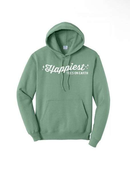 * Happiest Tees on Earth - Hoodie - Sage