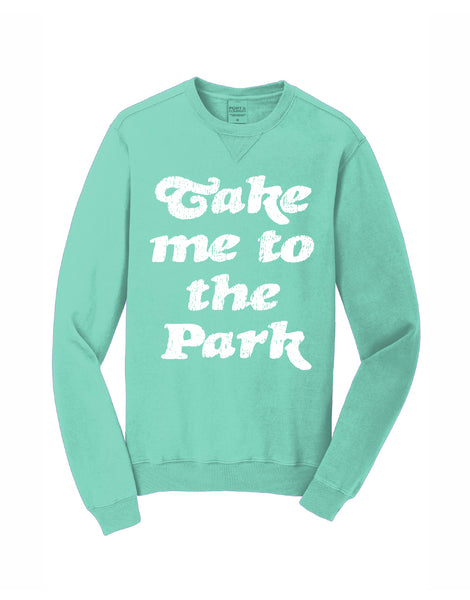 Take Me to the Park - Crewneck Mint