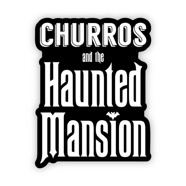 Churros and the Haunted Mansion sticker