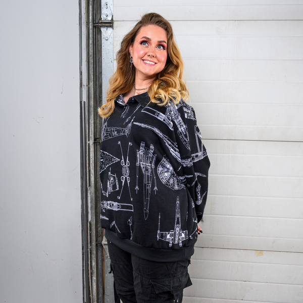 Cakeworthy Star Wars Ship Slouch Sweater