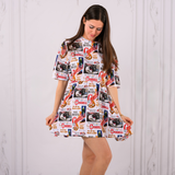 Cakeworthy Cinderella Poster Smock Dress