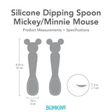 Silicone Dipping Spoons: Mickey Mouse (Black and Blue)