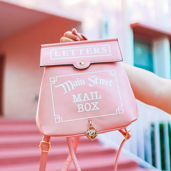 Main Street Mailbox Backpack - Pink