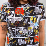 Cakeworthy Star Wars Droid Comic AOP T-Shirt