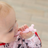 Silicone First Feeding Set: Minnie Mouse Light Pink
