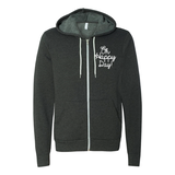 Oh Happy Day! Script - Zip up - Charcoal
