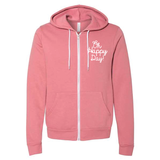 Oh Happy Day! Script - Zip up - Mauve