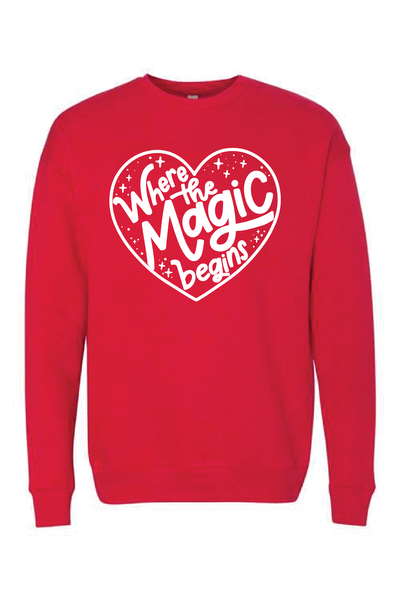 Where the Magic Begins - Crewneck