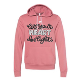 Let Your Heart Be Light - Hoodie - Size L