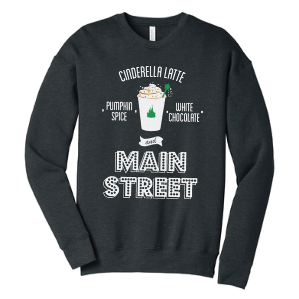 Cinderella Latte & Main St - Crewneck