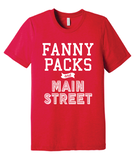 Fanny Packs and Main St - Red Tee