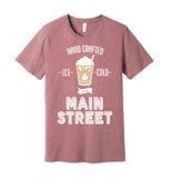 Iced Coffee & Main Street - Mauve Tee