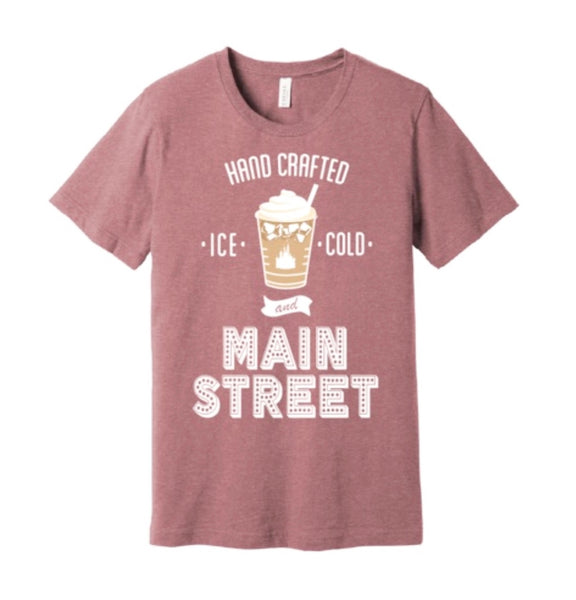Hand Crafted & Main Street - Mauve Tee