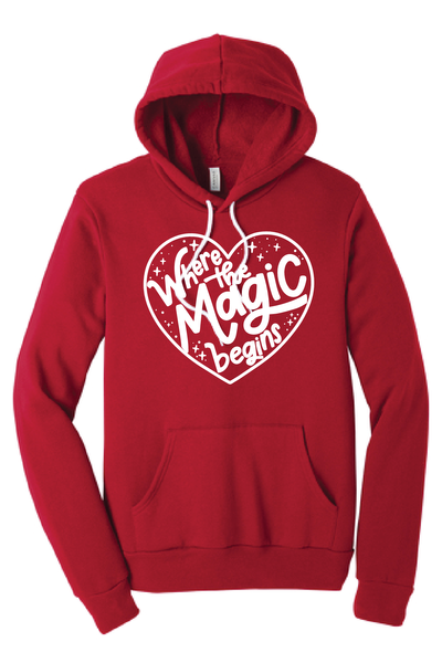 Where the Magic Begins - Cozy Hoodie